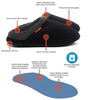 ARCHLINE ORTHOTIC SLIP-ON SLIPPERS - CHARCOAL MARL