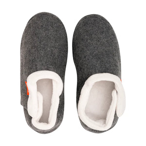 ARCHLINE ORTHOTIC CLOSED HEEL SLIPPERS - GREY MARL