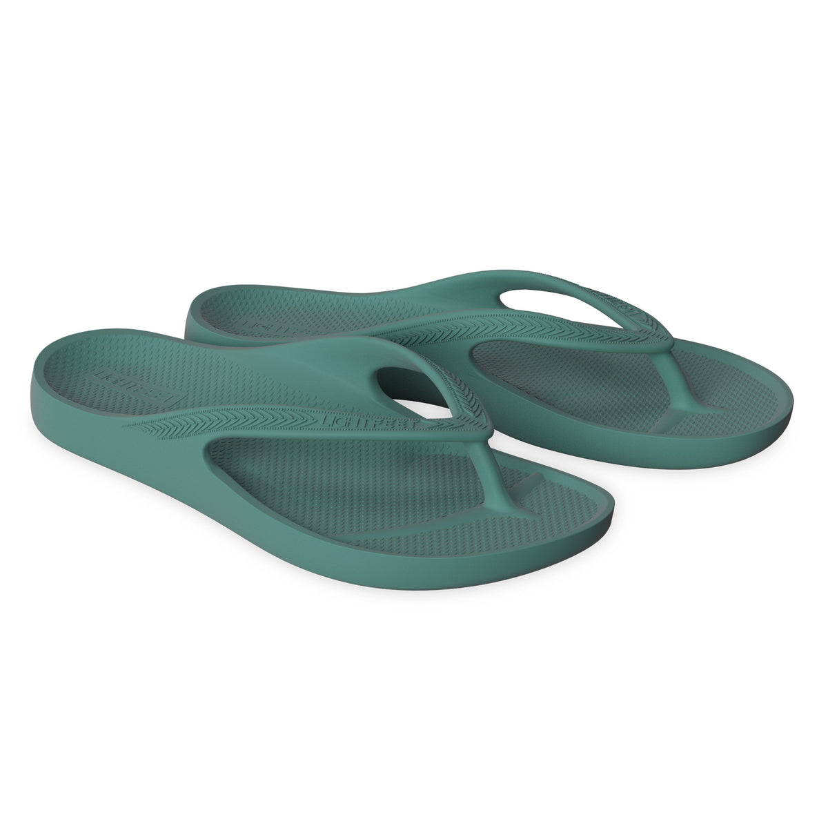 Lightfeet Arch Support Jandals - Forest Green