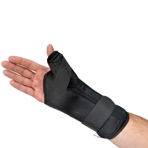 Jura Black Wrist and Thumb Brace Back Side