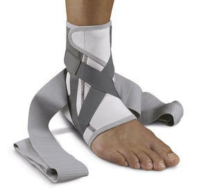 Push Med Ankle Brace - Blue/Grey