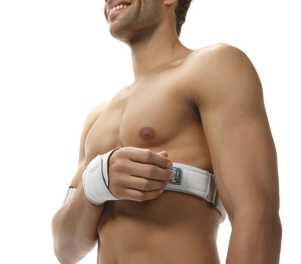 Push Med Shoulder Brace - Blue/Grey