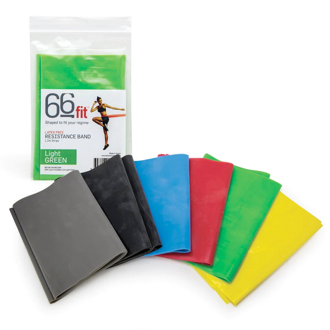 66Fit Latex Free Resistance Exercise Band 1.2M