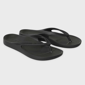 Lightfeet Arch Support Jandals - Black