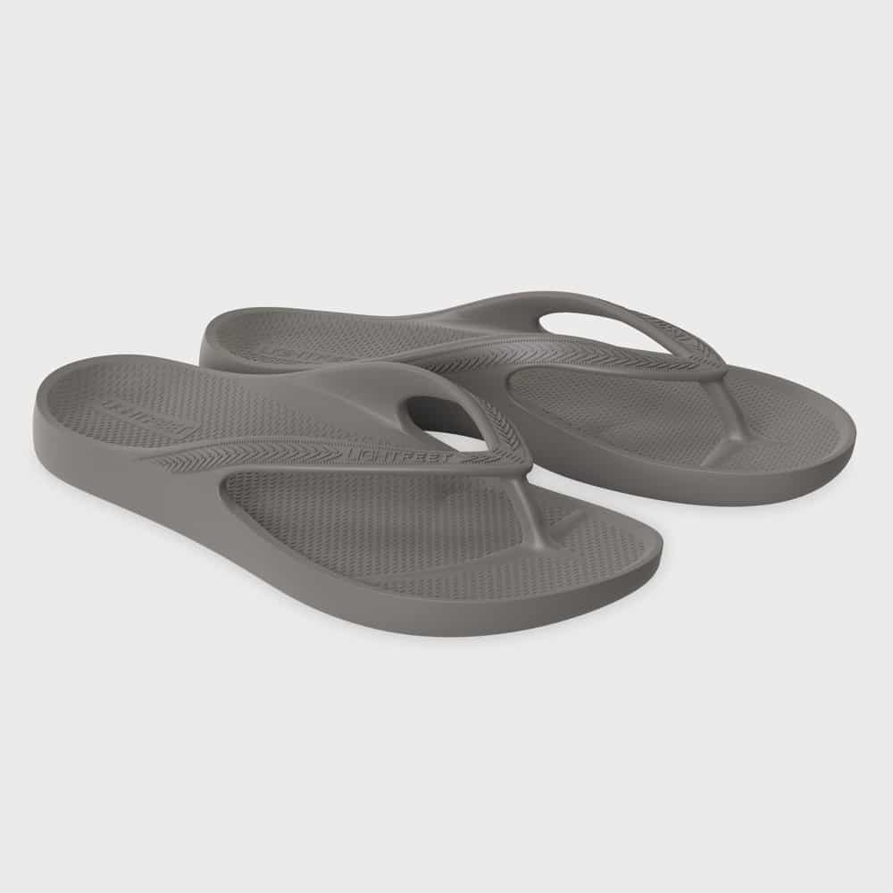 Lightfeet Arch Support Jandals - Grey