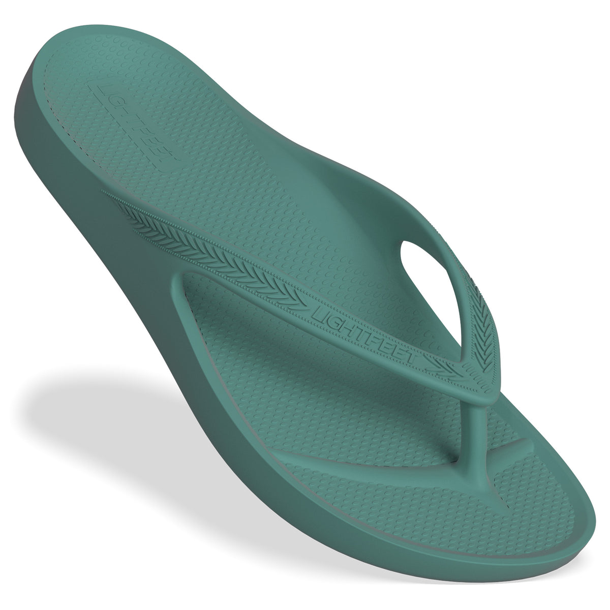 Lightfeet Arch Support Jandals - Forest Green