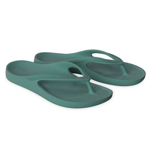 Lightfeet Arch Support Jandals - Forest Green