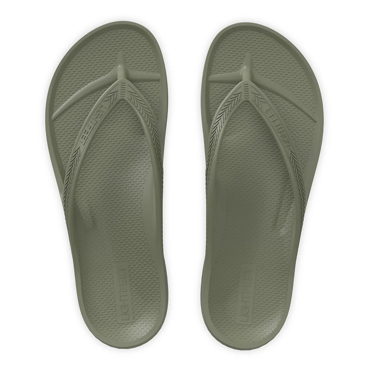Lightfeet Arch Support Jandals - Khaki