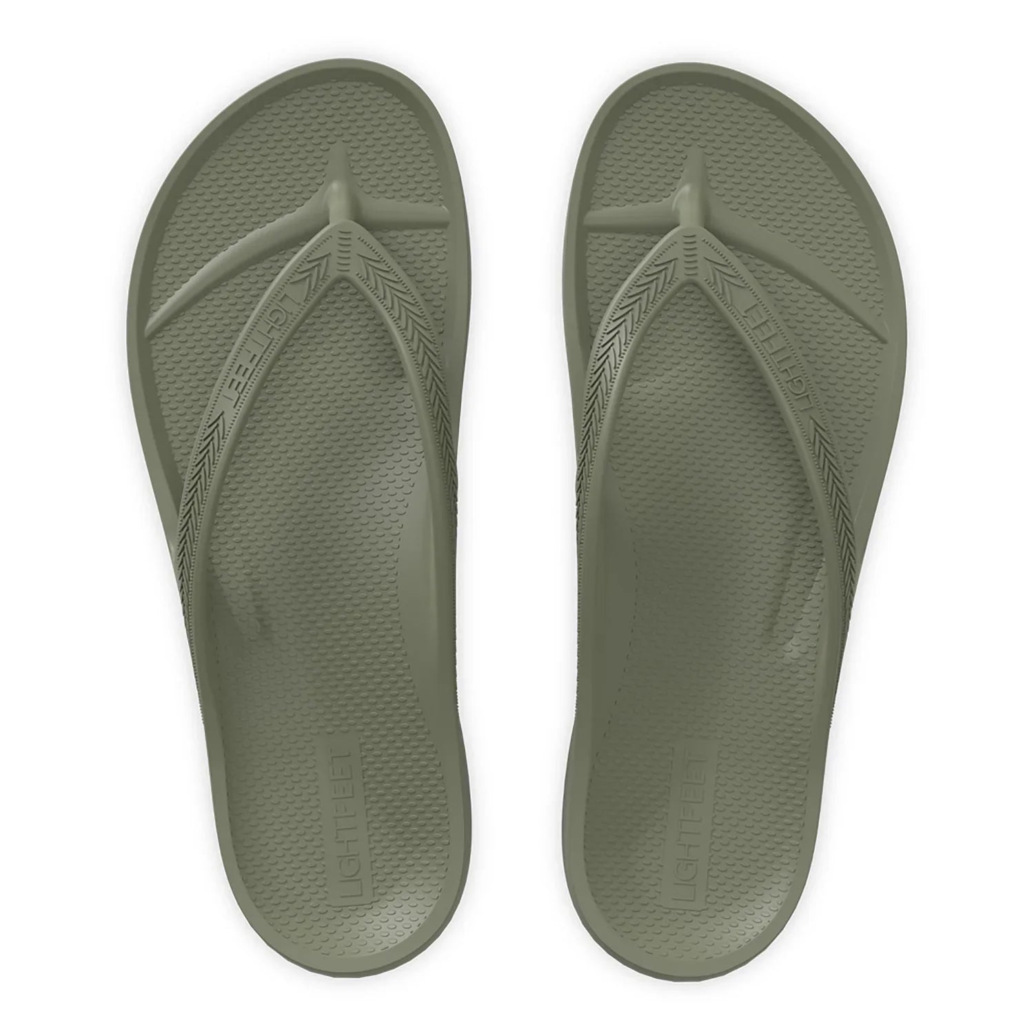 Lightfeet Arch Support Jandals - Khaki