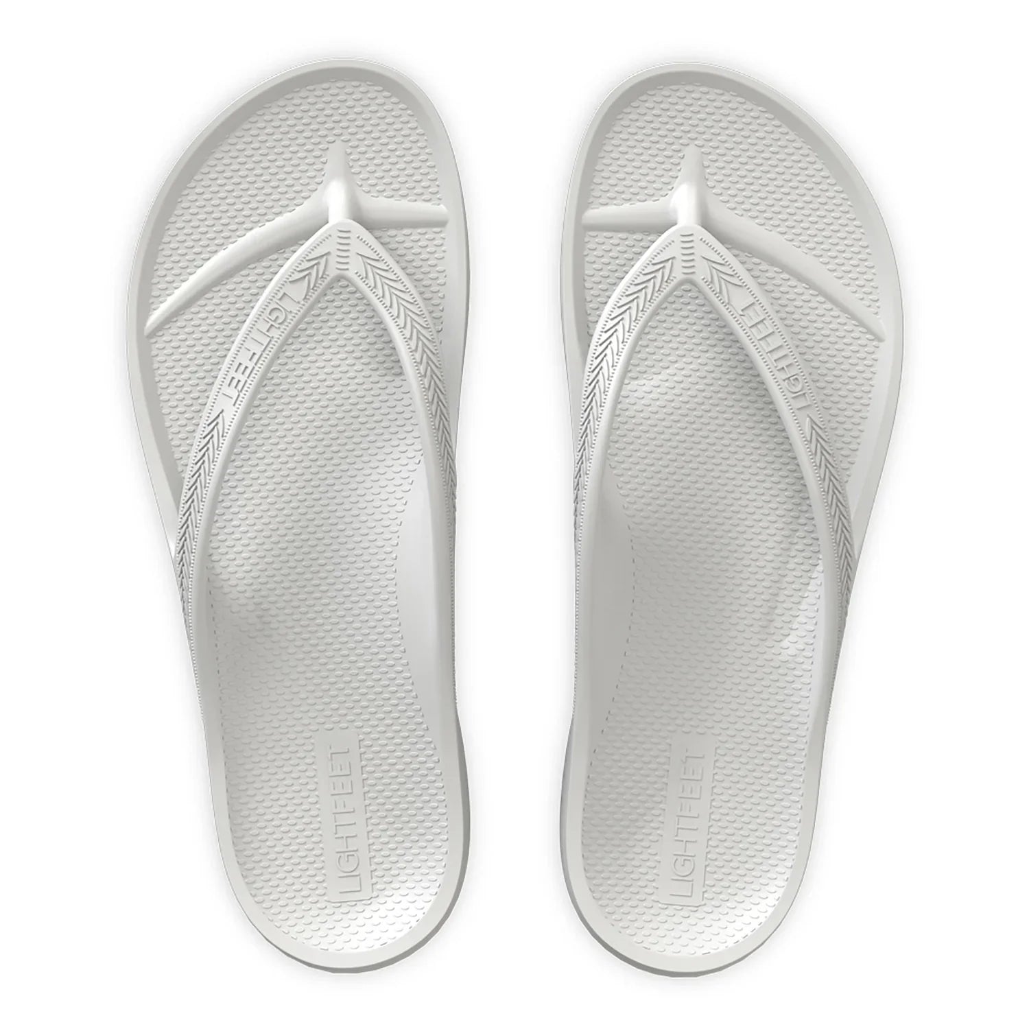 Lightfeet Arch Support Jandals - White