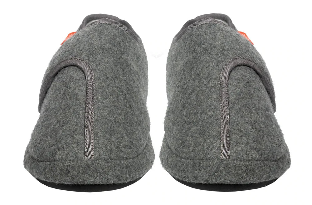 ARCHLINE ORTHOTIC ADJUSTABLE SLIPPERS PLUS - GREY MARL