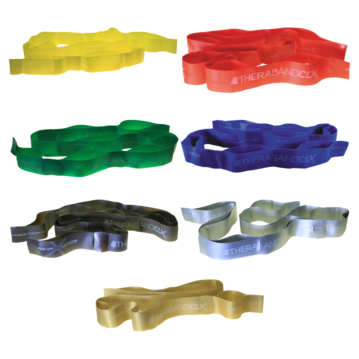 THERABAND TheraBand CLX 9 Loops Individual