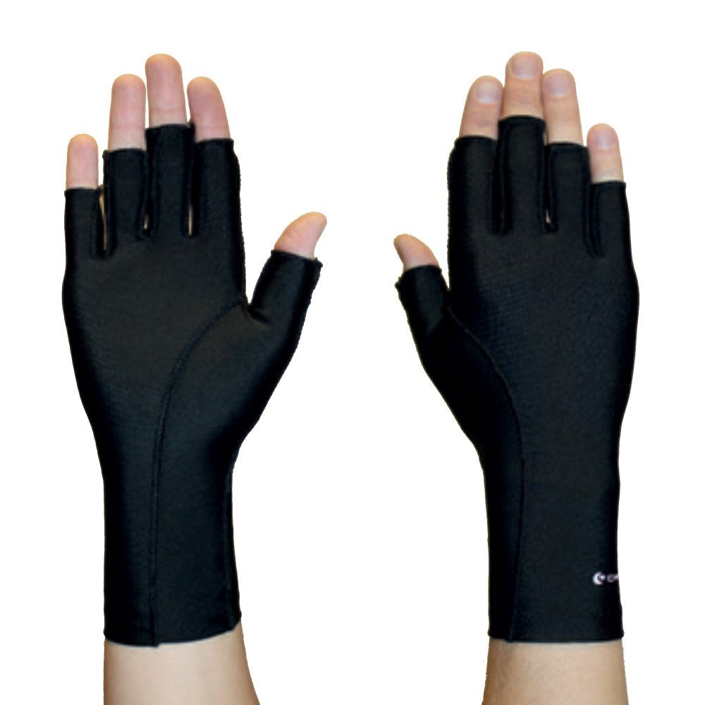 Compression Glove 3/4 Finger - Black